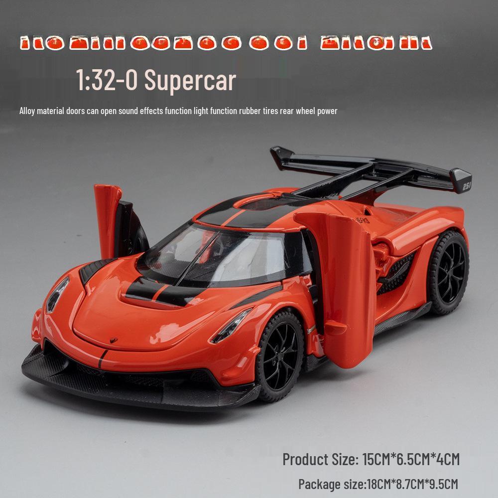 1:32 Koenigsegg Jesko Alloy Sports Car Model Toy for Kids