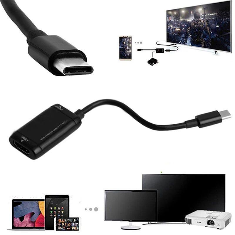 USB-C Typ C zu HDMI-kompatibler Adapter USB 3.1 Kabel für MHL Android-Telefon