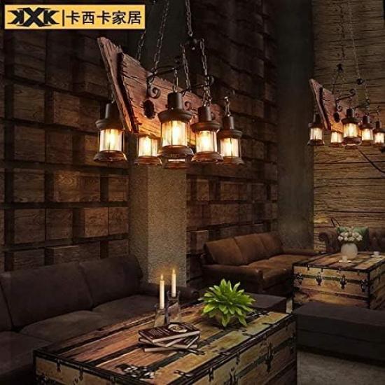 Dimmable T45 LED Edison Bulb,2700K Warm White,6W Antique Tubular LED Filament Bulbs,60 Watt Equivalent E26 Base,550Lm,Pack of 6