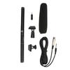 ASHATA Interview Microphone Condenser Hot Shoe Clip Sponge Sleeve DSLR Video iOS Android Cameras