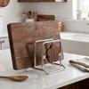 Stable Cutting Board Rack Vintage Style Countertop Draining Storage Shelf  for Kitchen