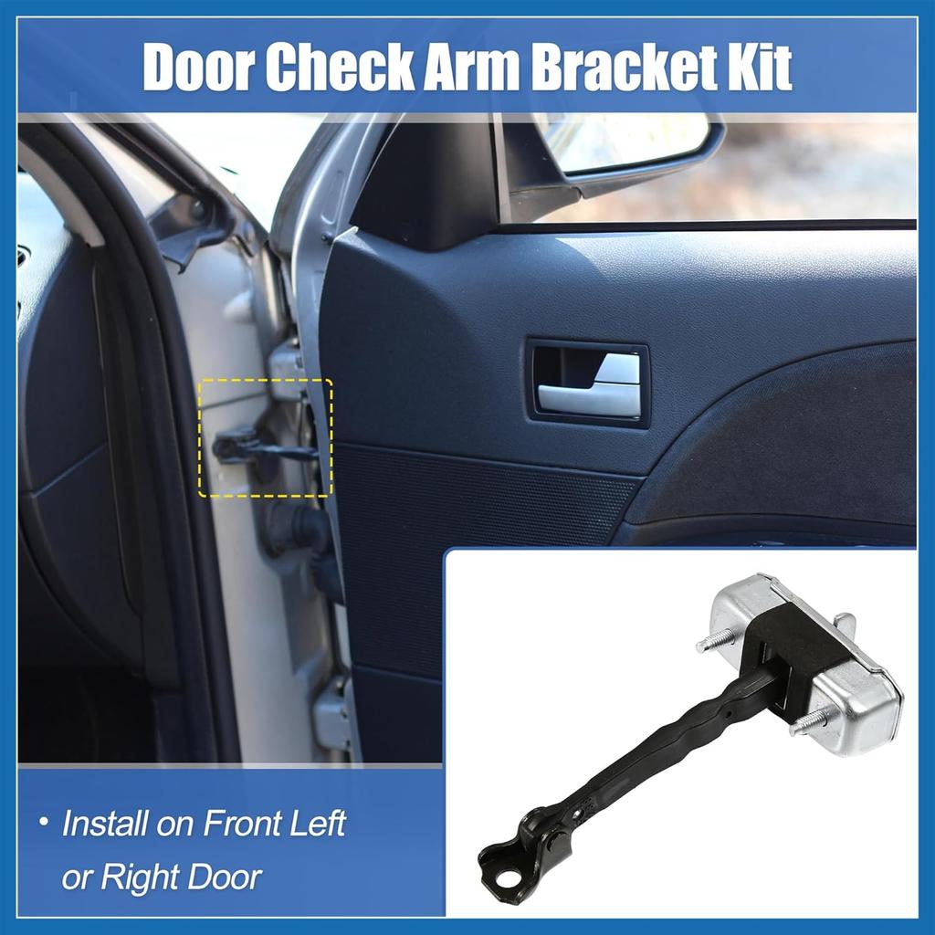 Front Door Check Stop Strap Door Check Assembly 68610-02160 for Toyota Corolla 1.8L 2.4L 09-13 LH RH Driver Passenger Side Door Check Strap Stopper