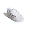 Adidas Originals Casual Durable Low-Top Kids Skate Shoes Kids Sneakers White Blue Pink GY3363