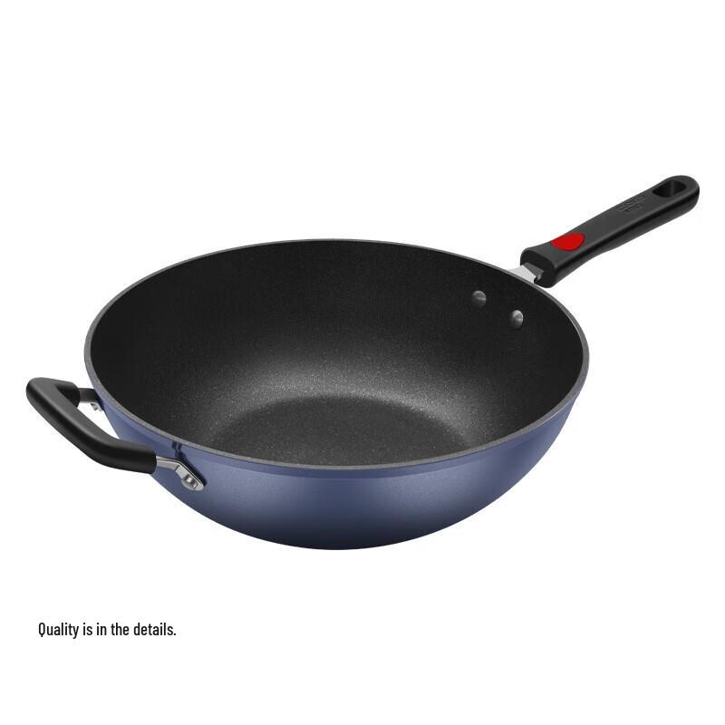 Chuidahuang 32cm 316 Stainless Steel Non-stick Wok