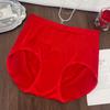 Plus Size Women's Year of the Dragon Red Thong: Seamless, Breathable, High Elastic, Butt-Lifting, Antibacterial