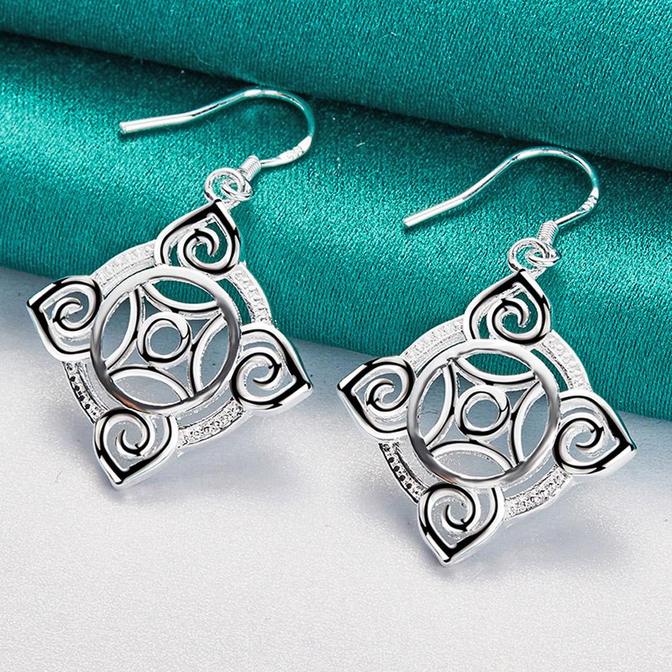 

Серьги-капельки из стерлингового серебра 925 пробы для женщин, модные ювелирные изделия ME128