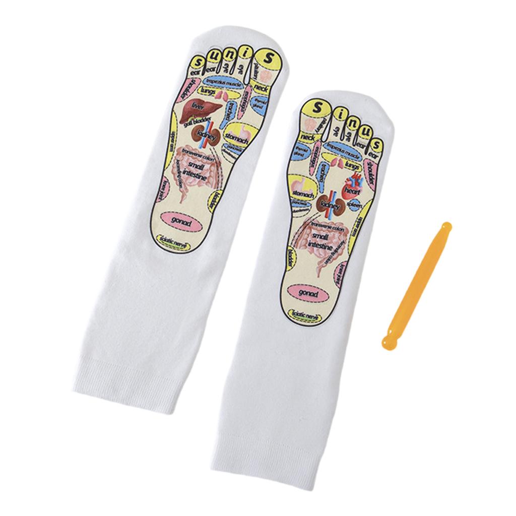 Relaxation Foot Massage Acupressures Reflexology Socks for Promote Blood Flow Great for Various Setting Gym and Home
