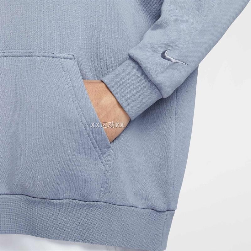 Nike Sportswear Club Fleece Oversized Pullover Hoodie Men Hoodies Blue HV4722493