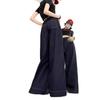 Spring/Summer 2025 Plus Size Women's Retro High Waist Loose Wide Leg Jeans