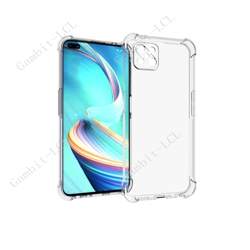 

Anti-Falling Case For OPPO Reno4 Z 5G 6.57 Soft Silicone TPU Original Shockproof Back Cover On Reno4Z Reno 4 4Z CPH2065 OPPO Reno4 Z 5G
