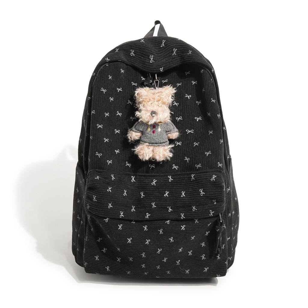 Schoolbag Japanese Korean Student Schoolbag Ins Sweet Wind Bow Girl Heart Travel Backpack High Value Middle School Student Shoulders