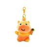 Cartoon Plush Capybara Keychain Pendant With Rotating And Functions Magnetic
