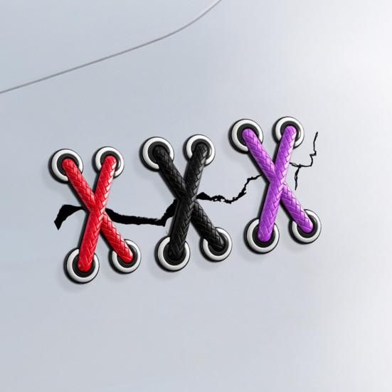 3D Realistic Shoelace Car Sticker Waterproof Sunproof Decals with Strong Adhesive for Scratch Cover for Cars Motorcycles