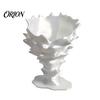 Non Fragile Tabletop Vase Creative 3D Printed Flower Vase, Modern Decorative Minimalist Container, Elegant Aesthetic for Living Room Artistic
