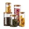 Transparent Sealed Glass Jar for Grains, Cereals, Dried Fruits, Tangerine Peel, and Tea.