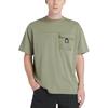 Timberland Maglia girocollo a maniche corte comoda casual a spalla scesa unisex verde A5UMU-590