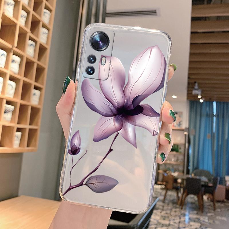 Voor Xiaomi 12 5G 12S Hoesje Leuke Bloemen Cactus Geverfd Cover Fundas Zachte Siliconen Telefoonhoesje Voor Xiaomi 12 Lite 12X Mi 12 Bumper Xiaomi 12 Lite