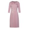 Elegant Light Pink Plus Size Autumn Banquet Gown for the Young Mother of the Groom
