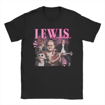 Singer Lewis C-Capaldi 100% Cotton T-Shirt For Adult Summer  Y2K Funny T Shirts Comfortable Hippie Tees Plus Size Casual Clothes