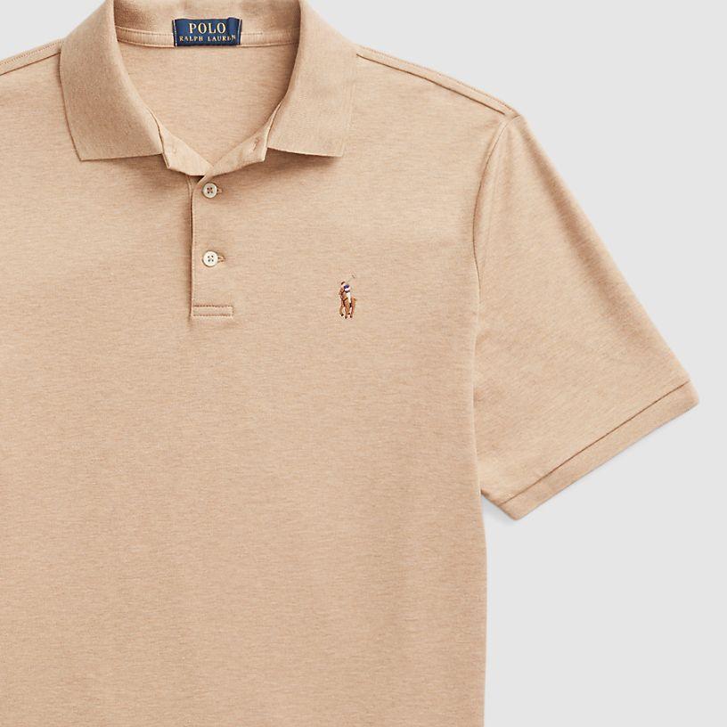 Polo Ralph Lauren Solid Color Logo Embroidered Short Sleeve Polo Shirt Men Tops Brown MNPOKNI1N822777-260