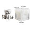 Flexible Octopuses Candle Stand Casting Molds with a Smooth Inner Pattern for Candle Making, Decorative Pour Projects, and Home Craft Work
