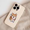 50 Pieces of Cartoon Corgi Dog Graffiti Stickers, Creative DIY Stationery Stickers, Waterproof Decorative Stickers for Mobile Phones and Computers
