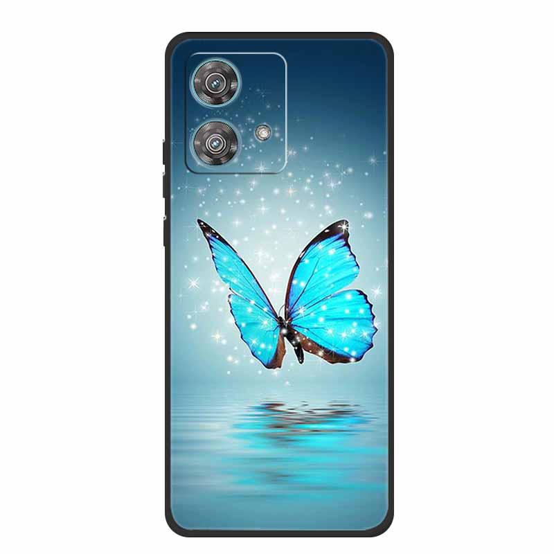 For Motorola Edge 40 Neo Case Animals TPU Soft Silicone Phone Cover for Moto Edge 40 Neo 5G Edge40 Neo Shockproof Wolf Fundas