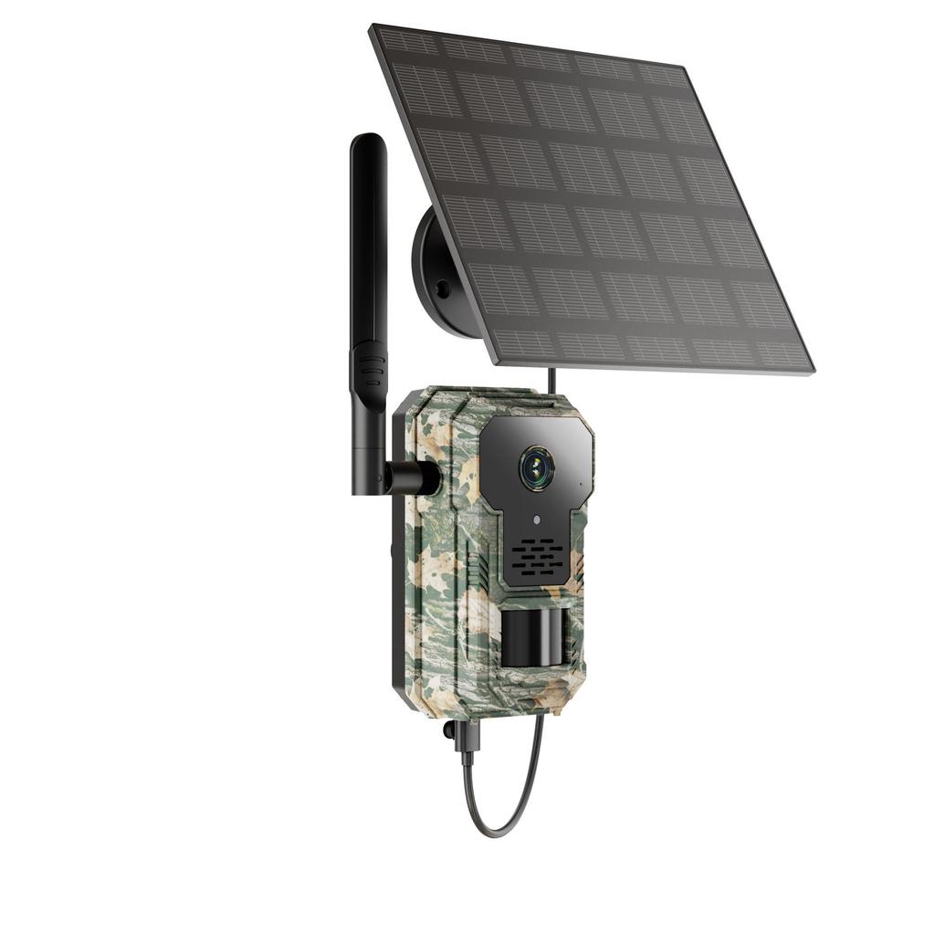 F9 Solar-Powered HD Hunting Camera with Infrared, Long Battery, 4G LTE, Remote eSIM Dual-Mode
