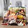 Pippi Longstocking Flannel Blanket Soft Warm All-Season Throw, Design for Camping, Car Travel, Hiking Sofa, Bed, Office Perfect Gift for Parties