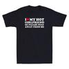 I Love My Girlfriend I Love My Hot Girlfriend So Stay Away Vintage Mens T-Shirt