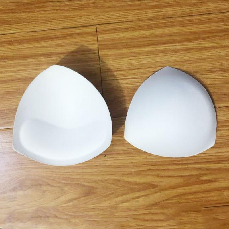 

1 пара женских интимных аксессуаров Треугольные губки Купальник Грудь Пуш-ап Подкладка Бюстгальтер Поролоновая вставка Хлопковые Усилители груди 1 Pair