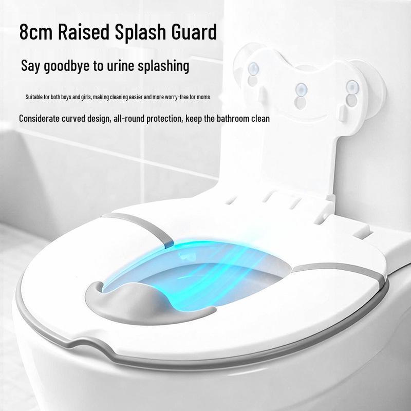 

Portable Universal Anti-Splash Toilet Seat Cushion Cover - Foldable for Men, Women, and Children