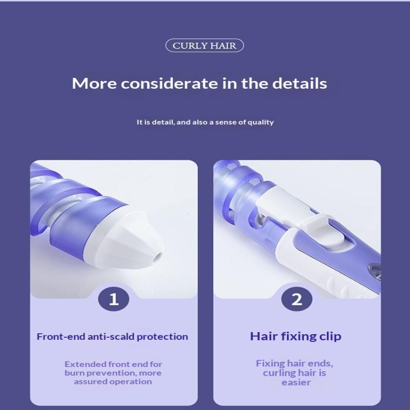 Portable Automatic Rotating Magic Ceramic Styling Tool Electric Hair Curler Home Salon Anti-Perm Spiral Curler