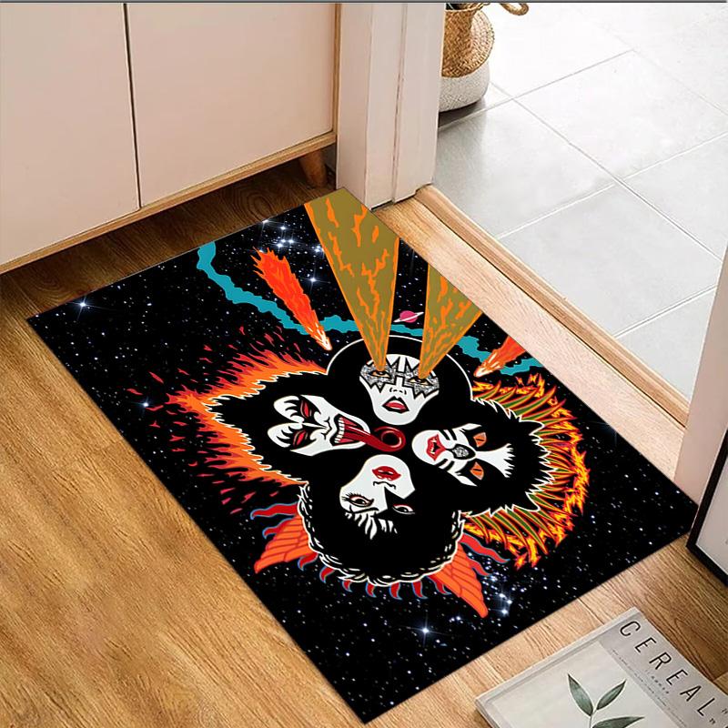 1PC Kiss Music Carpet Floor mat, Anti-slip mat Chair rug For livingroom,Bedroom, doormat home decor Gift Christmas Gifts