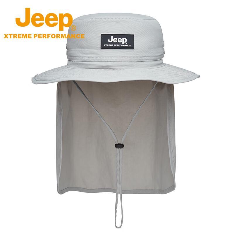 Jeep Unisex Outdoor UV Protection Neck Flap Sun Hat 58-60cm