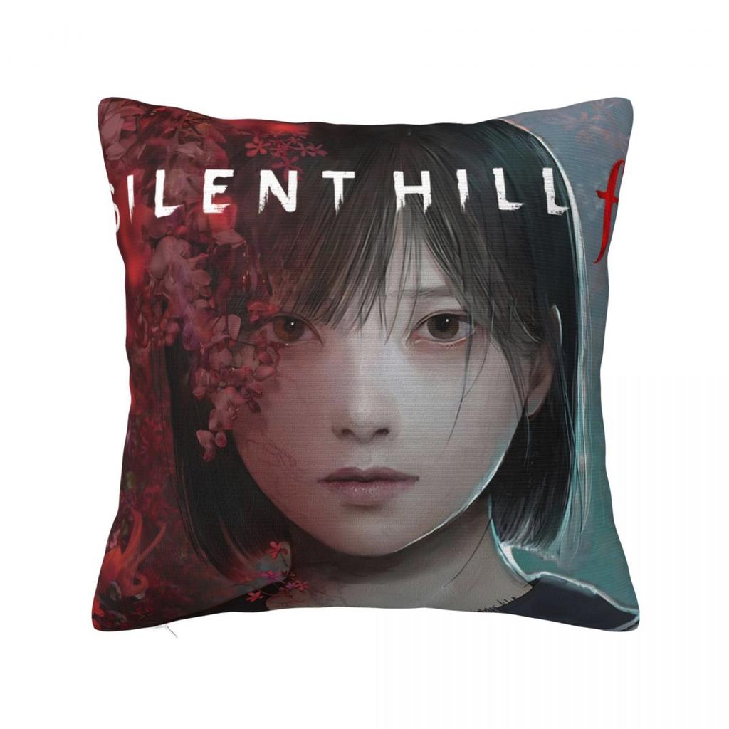 Pillow Cover Silent Hill F Game Hinako Graphic Cushion Cover Fashion Pillow Case For Sofa Car Home Decor Pillowcases