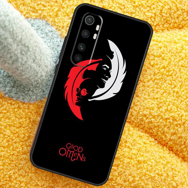 Good Omens Case For POCO X3 X4 X5 F5 Pro M5s C40 F4 GT F3 Cover For Xiaomi 12T 11T Pro 12 13 Lite 12X