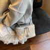 Niche Pleated Embroidery Thread Chain Square Box Bag New Trendy Fashion Versatile Small Square Bag Shoulder Messenger Bag