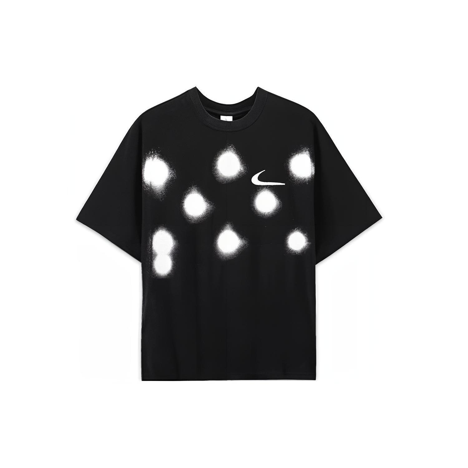 Nike x Off-White Spray Dot Tshirt Black Men s CU2477-010 S