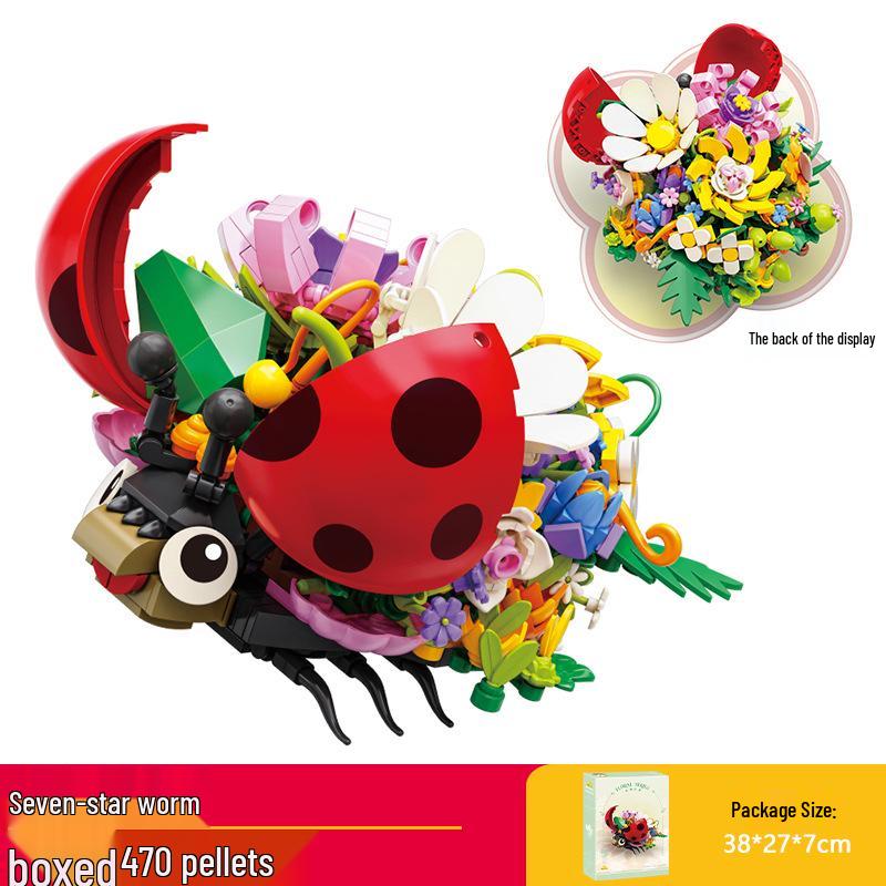 Kai Zhi Compatible Lego Insect Toy: Mantis Model Building Blocks for Kids, Educational Animal Jigsaw Puzzle Gift