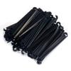 100 Stück 11 cm Bewässerungs-Tropf-Stützstäbe C-Form Fixe Stielhalter Halterung für 4/7mm Tropfbewässerungsrohr Einführen in den Boden