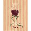 Studio Dolci Vino Wine Glass Print