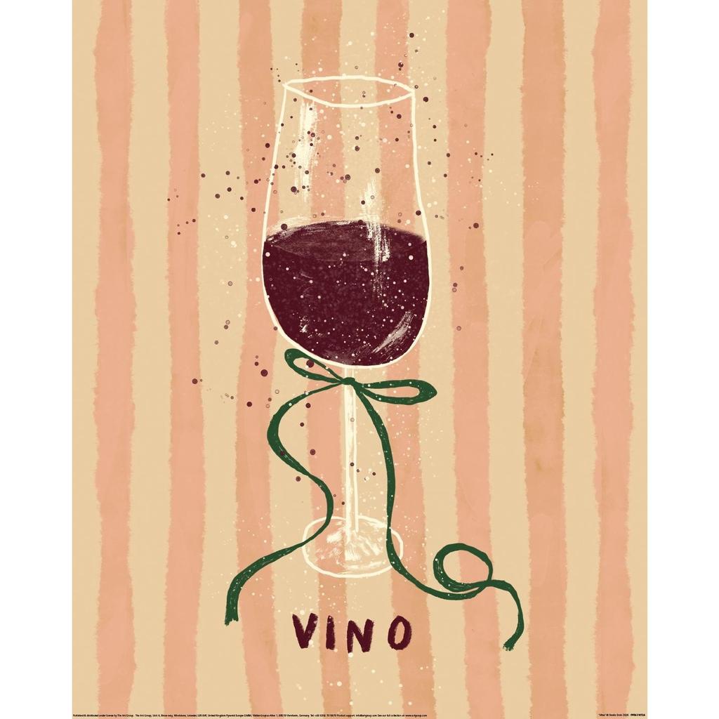Studio Dolci Vino Wine Glass Print