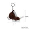 Multicolor Cartoon Pony Plush Keychain - Soft, Cute New Year Mascot Ornament for Backpack