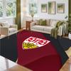 VfB Stuttgart Football Design Crystal Velvet Rug Soft Decorative Mat for Bedroom Entrance
