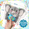 Plush Elephant Musical Baby Toy, Light-Up Stuffed Animal for 0-36 Months – Compatible with All Infant Ages