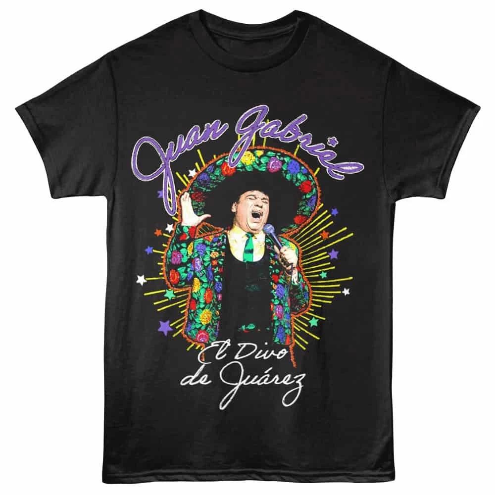 Juan Gabriel Floral Sombrero Men s T Shirt 3XL