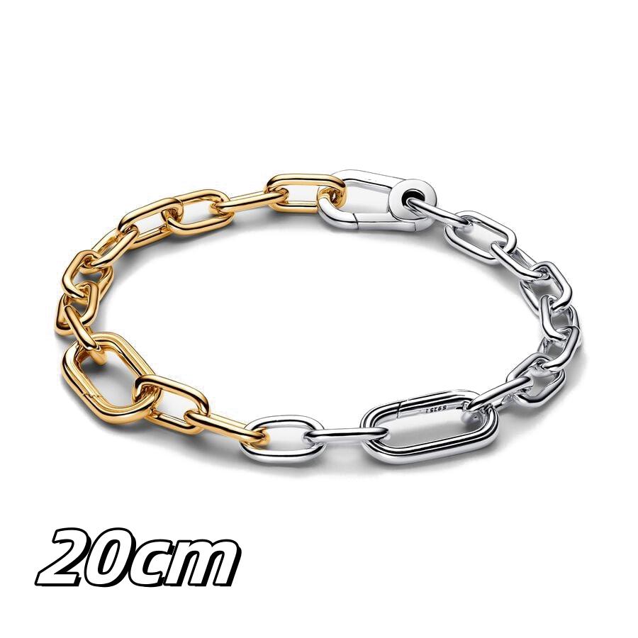Neworiginal Me Dangle Charm Fit Me Bracelet For Women Copper Luxury Femme Bracelets Fine Jewelry