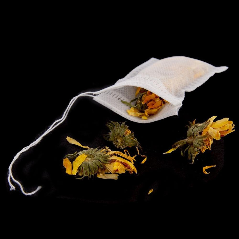 Orion Disposable Textile Tea, Coffee, and Herb Brewing Bags Dispenser Box 100-Piece Set 7 x 5.5 cm