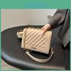 Minimalist Urban Style Small Square Crossbody Bag With Lock Closure For Women